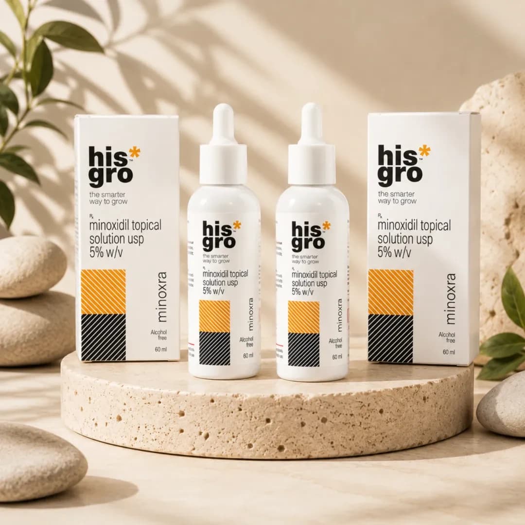 Minoxidil 5% Regrowth Solution (60ml) - Minoxra Topical Solution